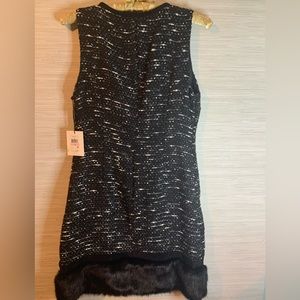 NWT Calvin Klein Sleeveless Tweed Dress Size 10